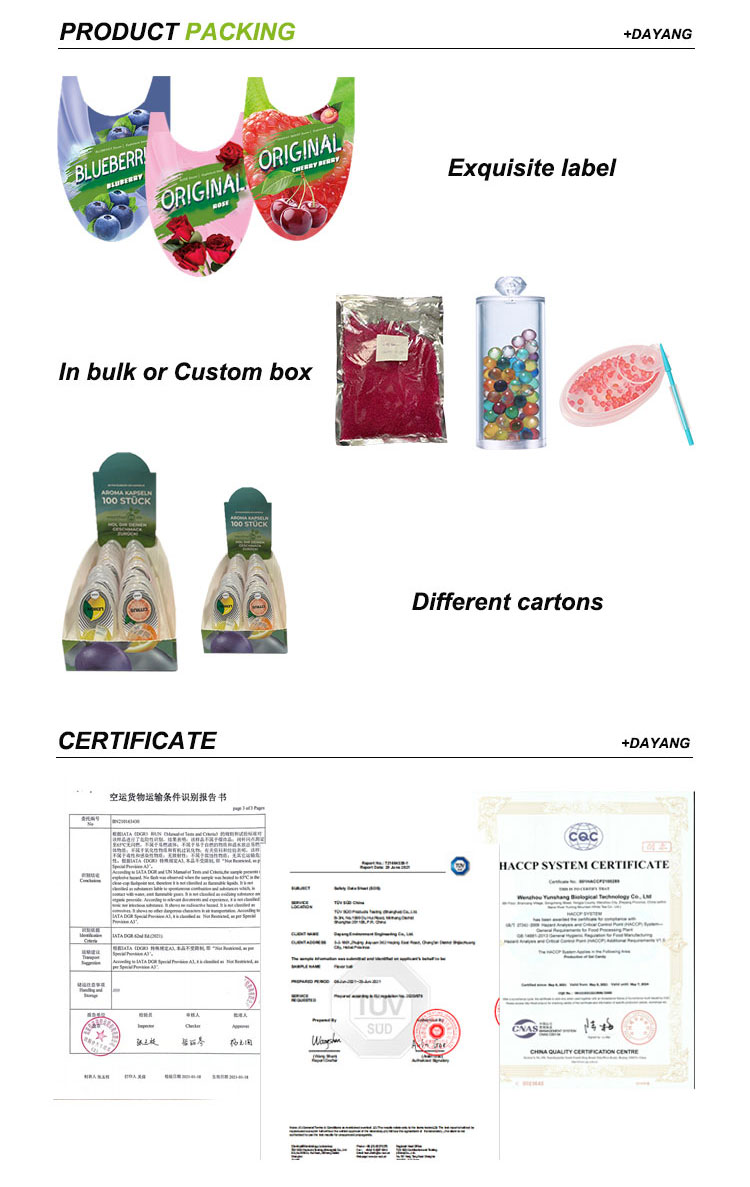 7.Product packing&Certificate